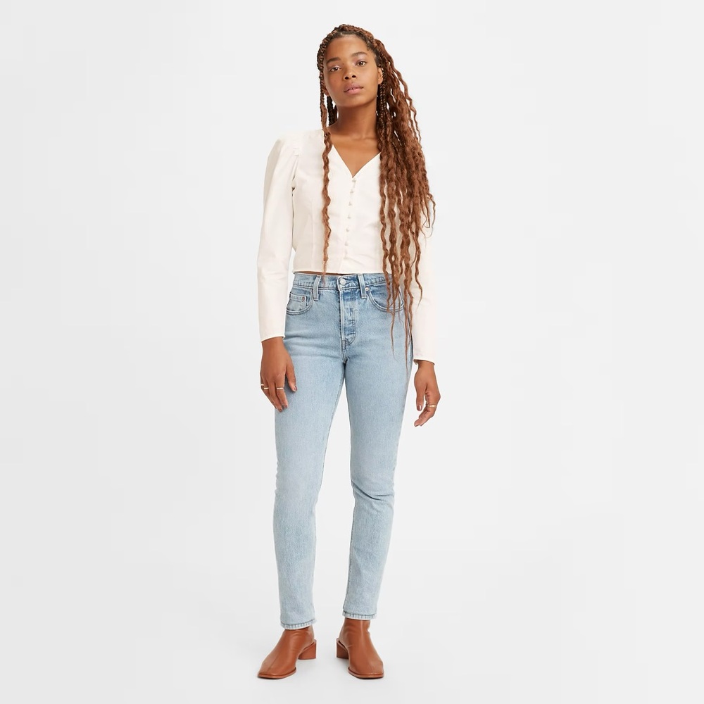 Levi’s Premium 501 Skinny Size W26 L28 In Tango Light
